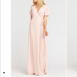 Show me your mumu Noelle dusty blush maxi damaged